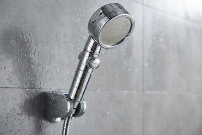Filtered Shower Head with Stop Button, 3 Modes, High Pressure