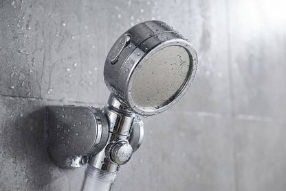 Filtered Shower Head with Stop Button, 3 Modes, High Pressure